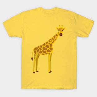 Giraffe - Simple Vector Illustration T-Shirt